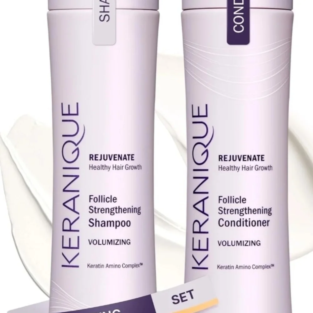 Keranique Shampoo,Conditioner, Follicle Boosting Serum, Left-Repair Treatment sp